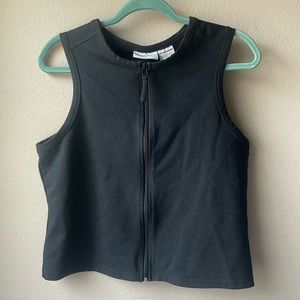 Kathy Ireland zipper down tank top. Size L